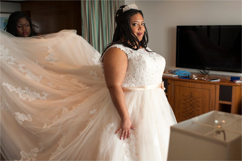 Disney Dream Cruise Wedding Photos Nakiya And Reese Wedding Day